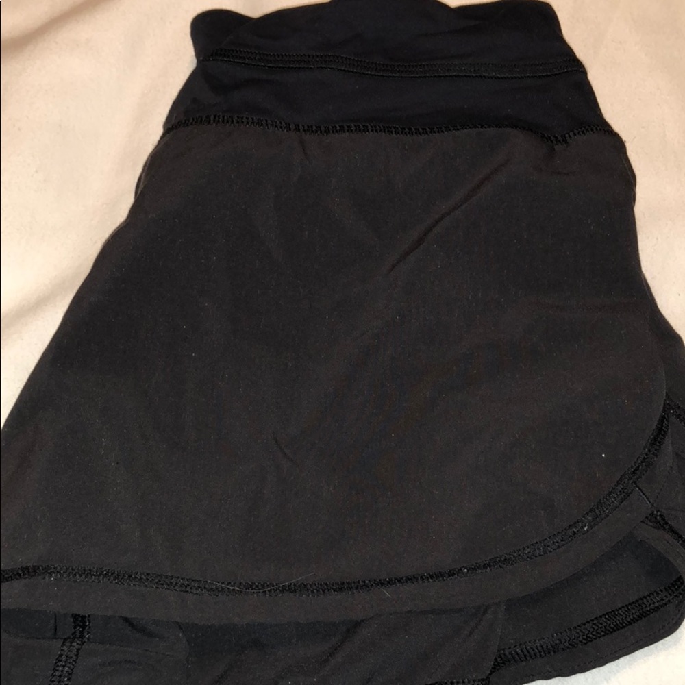 Well loved black lulu shorts